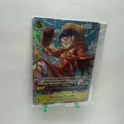 One Piece TCG Card Monkey.D.Luffy OP07-109 (Illustration Box Vol.3) SEALED Holo - Image 5
