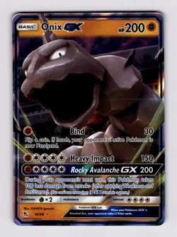 Onix GX 36/68 Hidden Fates 2019Pokemon NM - Image 1