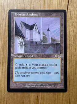 MTG Tolarian Academy Urza's Saga 330/335 Regular Rare Fire Sale - Image 1