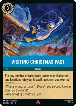 Visiting Christmas Past - Winterspell #162 - Rare - Disney - Lorcana - NM - Image 1