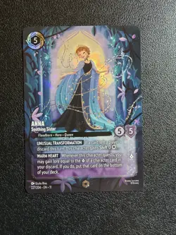Disney Lorcana Anna Soothing Sister Enchanted Foil 227/204 First Chapter - Image 1