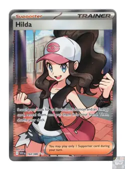 Hilda 164/086 Holo Ultra Rare White Flare Pokemon Near Mint - Image 1