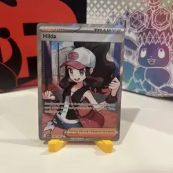 HILDA 164/086 Holo Ultra Rare WHITE FLARE Pokemon Near Mint - Image 1