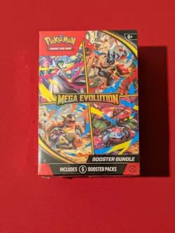 Pokemon Mega Evolution Booster Bundle 6 Packs ME01 Factory SEALED NEW - Image 1