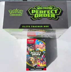 Pokemon TCG Mega Evolution Perfect Order ETB & Booster Bundle Brand New Sealed - Image 5