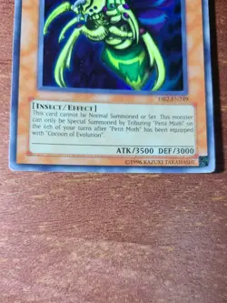 Perfectly Ultimate Great Moth DB2-EN249 Ultra Rare Holo Yugioh Card - Image 4