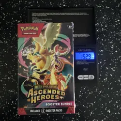 HEAVY Pokemon Mega Evolution Ascended Heroes Booster Bundle 152.90g sealed new - Image 1