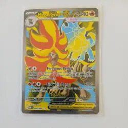 Mega Pyroar ex 099/086 Ultra Rare ME04: Chaos Rising Pokemon Near Mint - Image 1