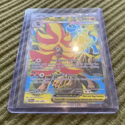 Pokemon TCG Mega Pyroar ex 099/086 Full Art Ultra Rare Chaos Rising Near Mint - Image 3