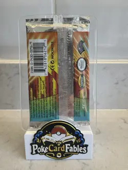 Pokemon WOTC Gym Heroes Unlimited Booster Pack Brock Art Sealed UK Seller TCG - Image 3