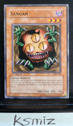 Sangan SYE-018 Starter Deck: Yugi Evolution 1st Edition Yugioh - Image 1