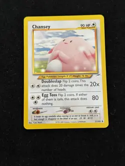 Pokemon TCG Chansey Neo Destiny Uncommon Card 31/105 Regular LP - Image 1