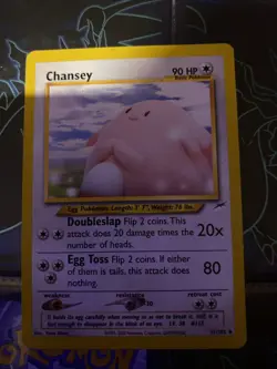 Pokemon TCG Chansey Neo Destiny Uncommon Card 31/105 Regular LP/MP Condition - Image 1