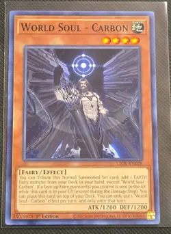 Yugioh TCG Lightning Overdrive World Soul Carbon Common Card Free Shipping - Image 1