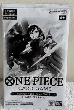 One Piece Card Game TCG Winner Pack 2026 Vol. 1 Sealed - English Version - Image 1