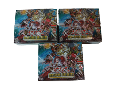 YuGiOh! Crossover Breakers Booster Box 1st Ed. Factory 3 sealed boxes 24 pack ea - Image 1