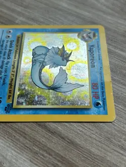 1999 WOTC VTG Pokemon Trading Card Vaporeon Rare Holo 12/64 Jungle Set - Image 4