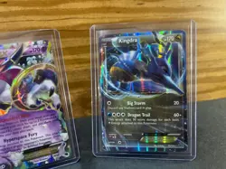 Pokemon EX Card Lot Kingdra EX 73/124 & Hoopa EX 36/98 XY Era Ultra Rare MP - Image 3