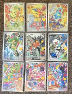 Complete Series 2 First Partner Illustration Set Of 9 Cards Pokemon TCG - Image 1