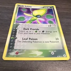 Dark Celebi 4/101 Hidden Legends Holo Rare Vintage Pokemon Card - Image 3