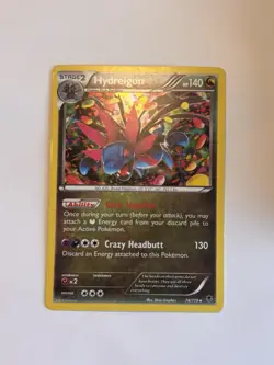 Pokemon TCG Card Hydreigon 74/119 XY Phantom Forces Cosmos Holo Rare NM - Image 1