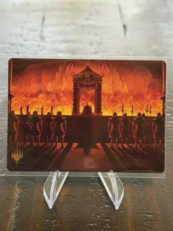 MTG!!! Avatar, The Last Airbender Art Card Fire Lord Ozai (Gold Stamped) - Image 1