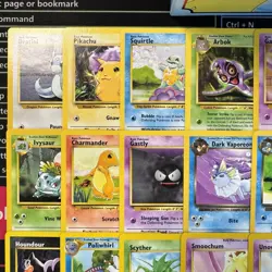Collection Bulk Lot of 504 Pokemon Cards WoTC Base Set-Neo Destiny 99-02 DMG-LP - Image 2