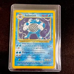 Pokemon TCG Poliwrath Base Set 13/102 Holo 1999-2000 Wizards Base Set Holo Rare - Image 1