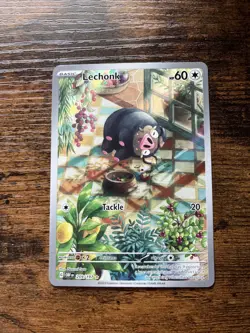 Pokemon TCG Lechonk 209/197 Sv03: Obsidian Flames Holo Card NM/Mint Condition - Image 1