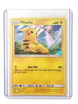 Pokemon TCG - 2017 Pikachu 28/73 Shining Legends HOLO - Mint/Near Mint - Image 1