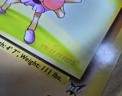 2002 Hitmonchan 2 Jumbo Pokemon TCG Promo Card Gold Winner Oversized Base Set - Image 3