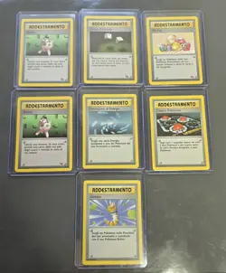 Pokemon Trainer Lot Of 7 Italian Vintage 1999-2000 Jungle Fossil Base Cards - Image 1