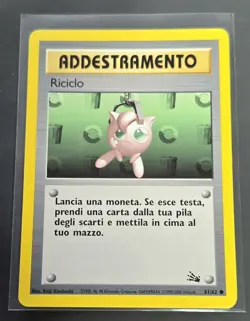 Pokemon Trainer Lot Of 7 Italian Vintage 1999-2000 Jungle Fossil Base Cards - Image 2