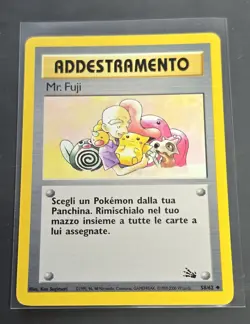 Pokemon Trainer Lot Of 7 Italian Vintage 1999-2000 Jungle Fossil Base Cards - Image 4