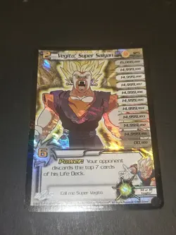 DBZ Vegito Super Saiyan Level 2 ULTRA RARE Card TCG #125 Dragon Ball Z Ungraded - Image 1