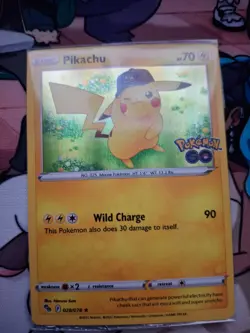 Pikachu 028/078 Pokemon GO Holo SEALED PROMO Card NM - Image 1