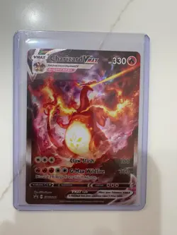 2019-22 Pokemon Sword/shield Black star Promo card Charizard V Max - Image 1