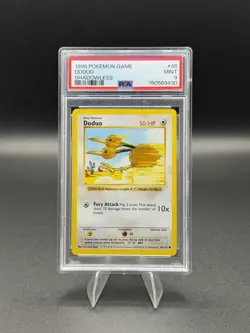 POKEMON | POKEMON GAME 1999 | SHADOWLESS #48 DODUO | PSA 9 - Image 1