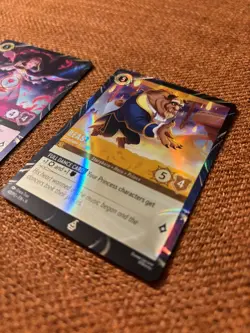Disney Lorcana Fabled Beast and Belle Disneyland Promo Cards 2025 - Image 4