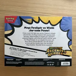 Pokemon TCG Mega Evolution - Ascended Heroes Mega Feraligatr + Meganium EX Boxes - Image 2