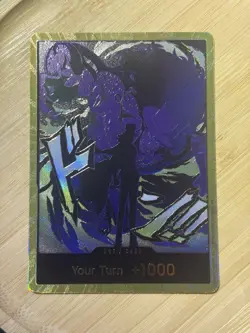 Don!! Card (Gold) (Rob Lucci) One Piece Premium Booster THE BEST Vol.2 PRB-02 - Image 1