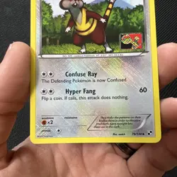 Watchog 79/114 Black & White Base Set Crosshatch League Promo Pokemon Card - Image 3