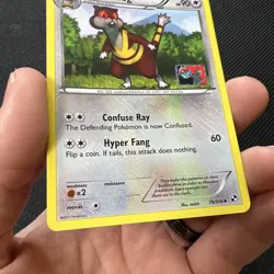 Watchog 79/114 Black & White Base Set Crosshatch League Promo Pokemon Card - Image 4