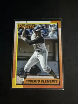 2025 Topps Series 1 Roberto Clemente 1990 Topps Baseball #T90-27 Pirates - Image 1