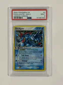 2005 Pokemon Feraligatr Unseen Forces Holo #4 PSA 9 - Image 1