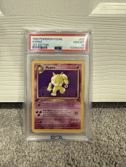 Pokemon TCG Hypno Card 23/62 Non-Holo, Fossil - Image 1