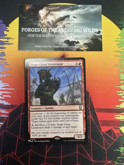 Siege-Gang Lieutenant The List from Goblin Storm Secret Lair - Image 1