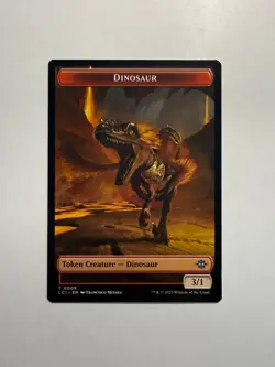 Dinosaur Token 9 MTG The Lost Caverns of Ixalan - Image 1