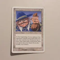 Magic The Gathering MTG - 4th Edition - Land Tax - Image 1