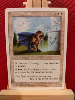 Serra Paladin - Fourth Edition (4th) - Excellent/LP - Uncommon - MTG - Image 1